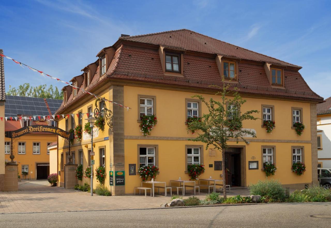 Hotel & Brauereigasthof Drei Kronen Меммельсдорф Экстерьер фото